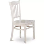 HomeStock Suburban Sophistication Sedia da pranzo con seduta in legno, set da 2