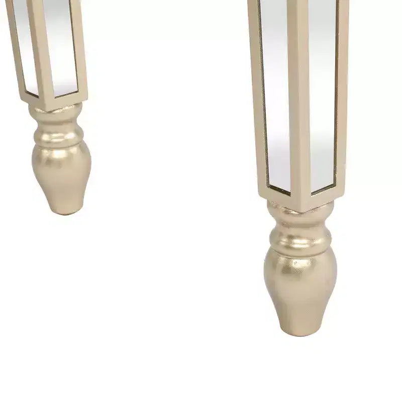 Tavolo toeletta con specchio a tre cassetti Console tavolo