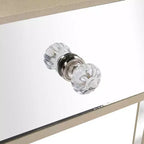 Tavolo toeletta con specchio a tre cassetti Console tavolo