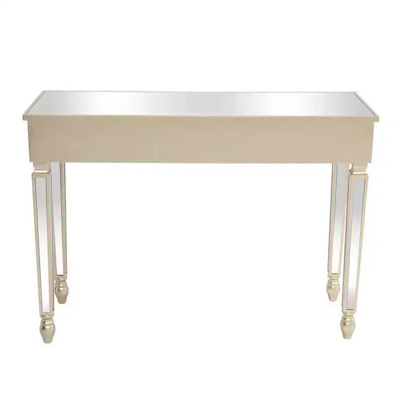 Tavolo toeletta con specchio a tre cassetti Console tavolo