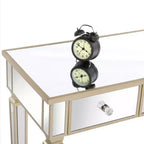 Tavolo toeletta con specchio a tre cassetti Console tavolo