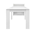 GDFStudio Torin Tavolo da pranzo moderno allungabile con ripiano portaoggetti
