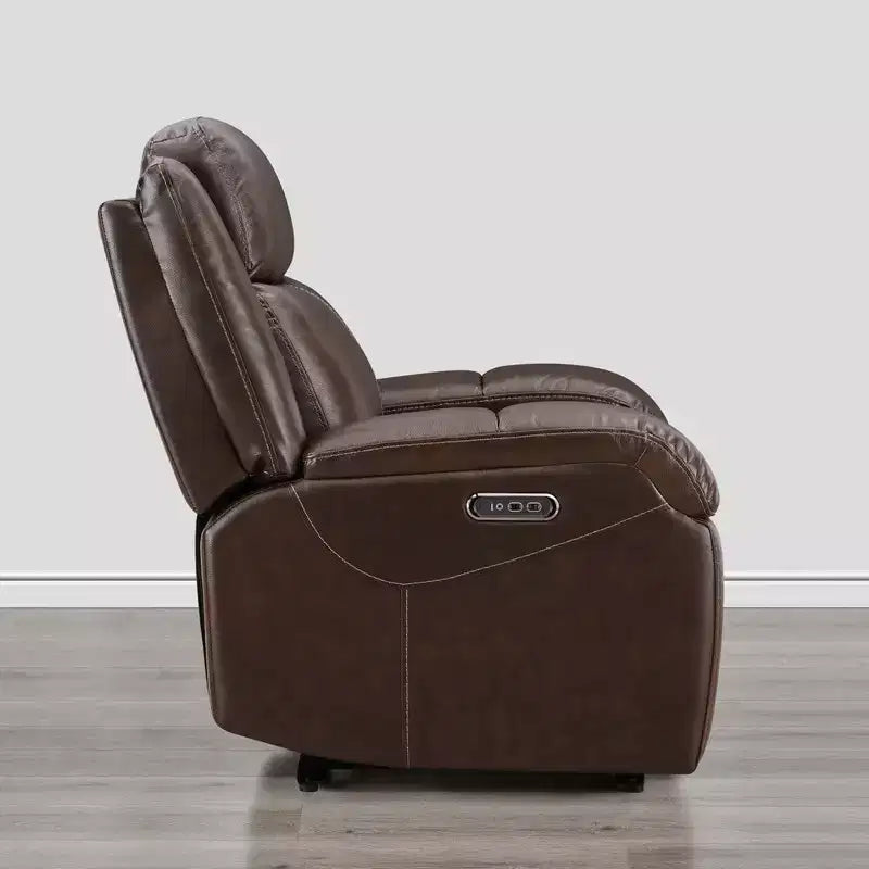 Fauteuil inclinable électrique Spruce & Spring avec appuie-tête électrique et ports de chargement