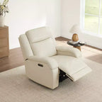 Fauteuil inclinable électrique Spruce & Spring avec appuie-tête électrique et ports de chargement