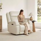 Fauteuil inclinable électrique Spruce & Spring avec appuie-tête électrique et ports de chargement
