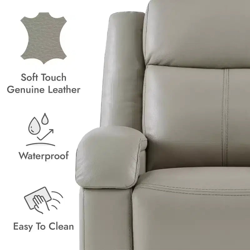 Fauteuil inclinable électrique Spruce & Spring avec appuie-tête électrique et ports de chargement
