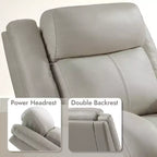 Fauteuil inclinable électrique Spruce & Spring avec appuie-tête électrique et ports de chargement