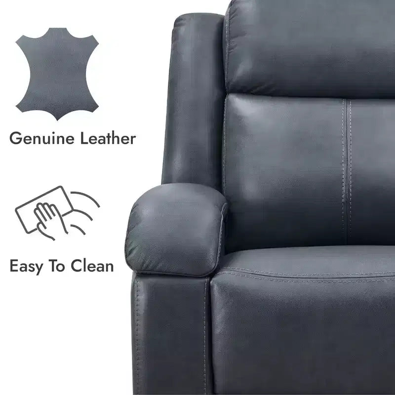 Fauteuil inclinable électrique Spruce & Spring avec appuie-tête électrique et ports de chargement