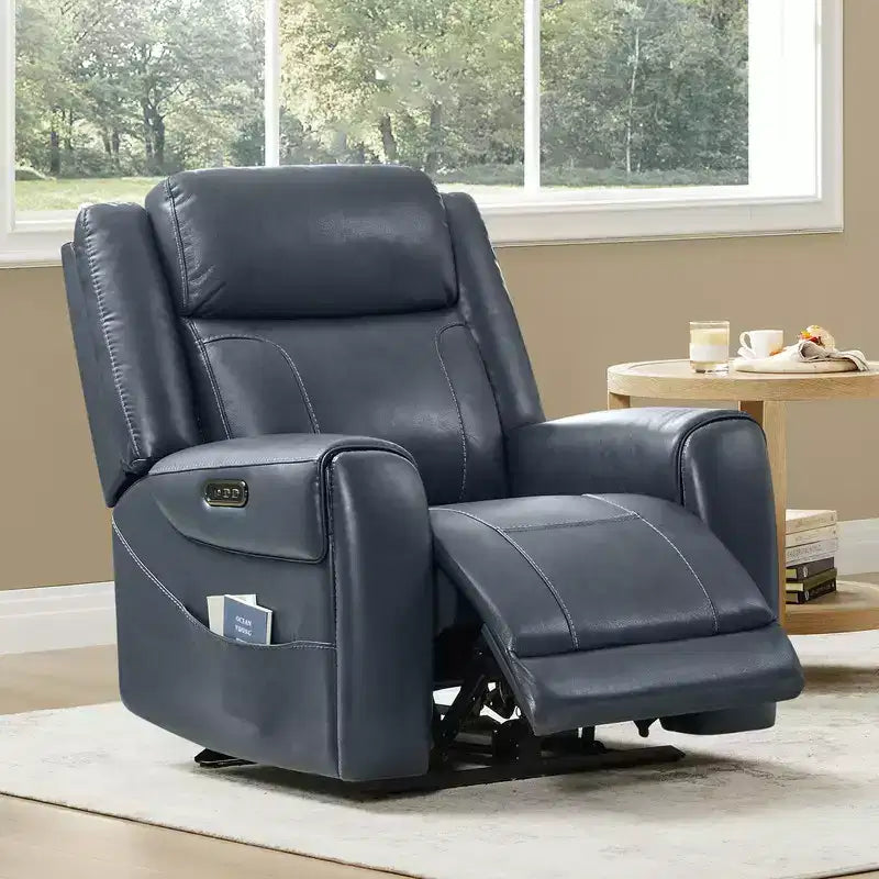 Fauteuil inclinable électrique Spruce & Spring avec appuie-tête électrique et ports de chargement