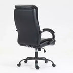 Sedia da ufficio Okak moderna, ergonomica e imbottita con schienale alto, sedia girevole regolabile per ufficio, studio, cameretta