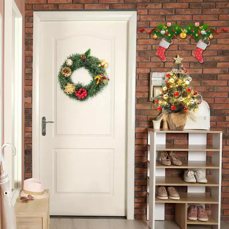 Albero da tavolo floccato Acekool da 90 cm: atmosfera stagionale istantanea con illuminazione wireless