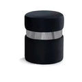 Meridian Furniture, Pouf/Sgabello Hailey in Velluto