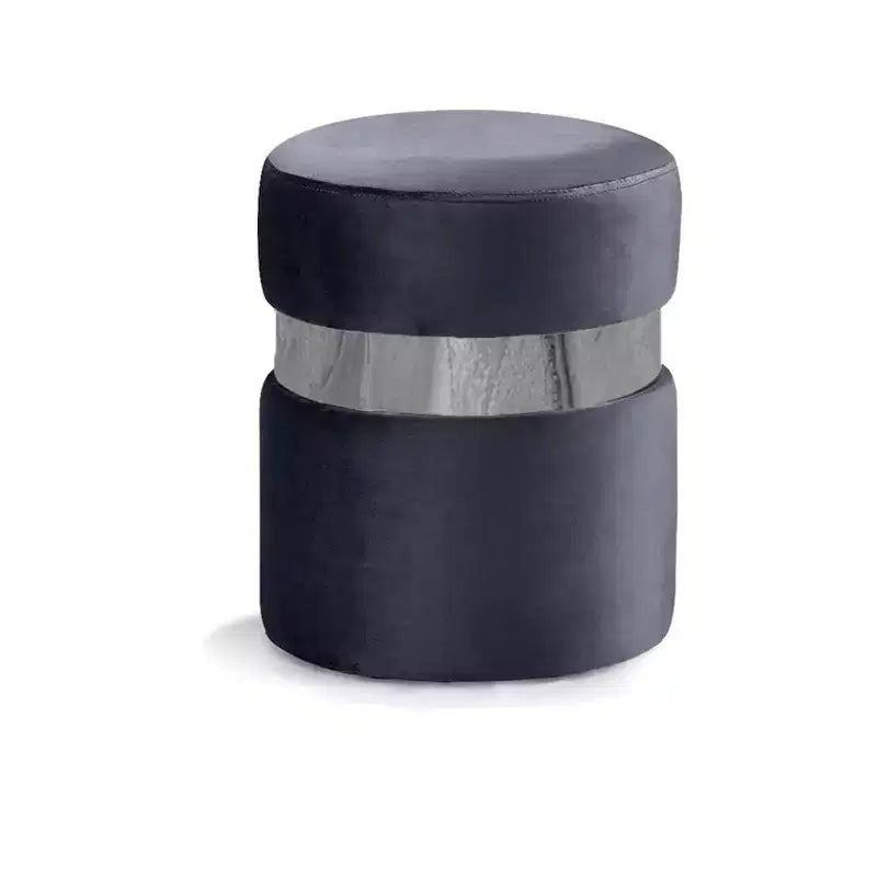Meridian Furniture, Pouf/Sgabello Hailey in Velluto