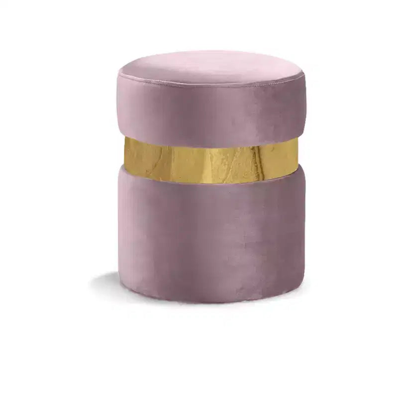 Meridian Furniture, Pouf/Sgabello Hailey in Velluto