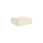 Meridian Furniture, Pouf in tessuto performante a coste shaggy
