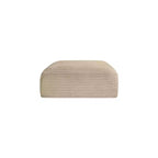 Meridian Furniture, Pouf in tessuto performante a coste shaggy
