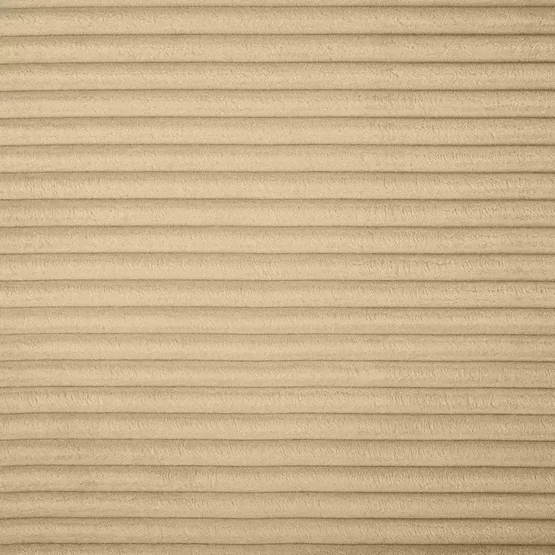 Meridian Furniture, Pouf in tessuto performante a coste shaggy