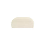 Meridian Furniture, Pouf in tessuto performante a coste shaggy
