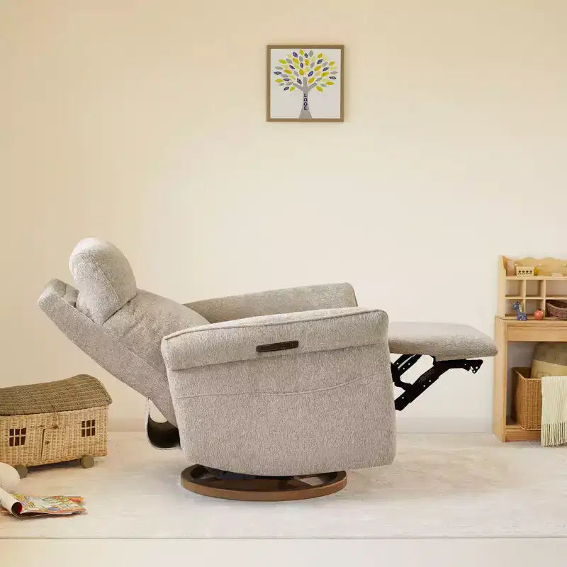 Poltrona reclinabile girevole elettrica triplo-motore Spruce & Spring per cameretta