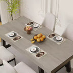 Tavolo da pranzo da 71 pollici per 6-10 persone, tavolo da cucina rettangolare moderno in stile rustico, con piedini regolabili e robusta struttura in metallo, per sala da pranzo, soggiorno, senza sedie