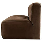 Meridian Furniture, divano modulare in velluto Arc