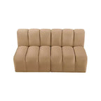 Meridian Furniture, divano modulare in velluto Arc