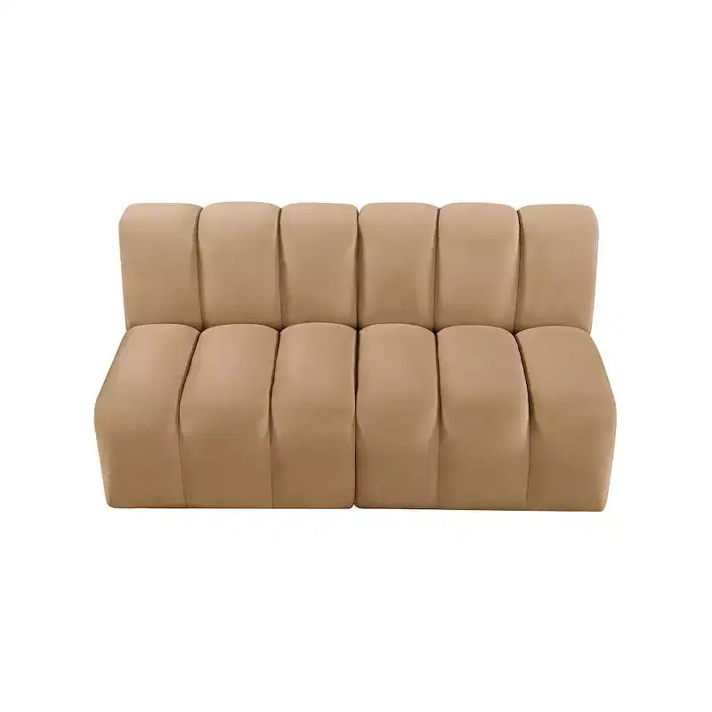 Meridian Furniture, divano modulare in velluto Arc
