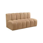 Meridian Furniture, divano modulare in velluto Arc