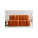 Meridian Furniture, divano modulare in velluto Arc