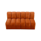 Meridian Furniture, divano modulare in velluto Arc