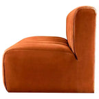 Meridian Furniture, divano modulare in velluto Arc