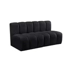 Meridian Furniture, divano modulare in velluto Arc