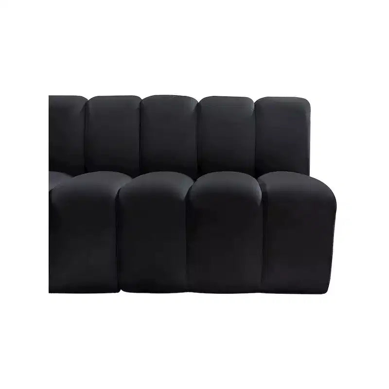 Meridian Furniture, divano modulare in velluto Arc