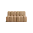 Meridian Furniture, divano modulare in velluto Arc