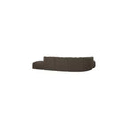 Divano componibile Meridian Furniture Arc in tessuto bouclé marrone