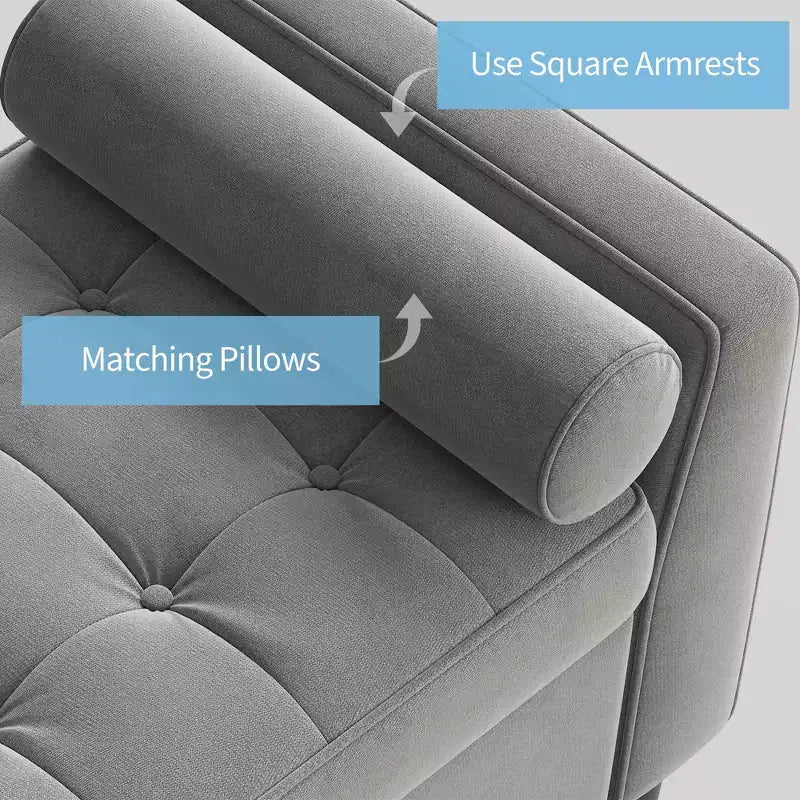 Panca portaoggetti con poggiapiedi da 118 cm – Panca da letto imbottita con design capitonné per camera da letto, ingresso