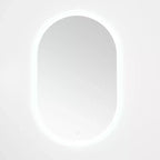 Specchio ovale a LED in alluminio Wes 24 - LMR1009 - Argento/Bianco - Safavieh