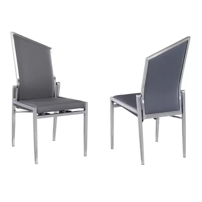 Chintaly Imports, Sedia con schienale mobile contemporanea - Set da 2