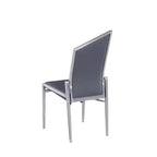 Chintaly Imports, Sedia con schienale mobile contemporanea - Set da 2