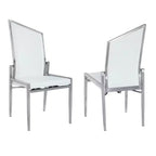 Chintaly Imports, Sedia con schienale mobile contemporanea - Set da 2