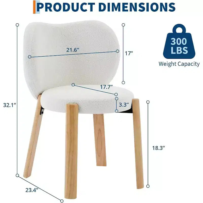 Sedia da trucco carina con schienale a cuore, Sgabello da trucco moderno in tessuto Teddy per spogliatoio, ufficio, camera da letto, sala da pranzo e soggiorno