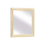 HomeRoots Specchio decorativo 20 in legno massello naturale