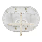 Set da pranzo retrò da 5 pezzi con tavolo allungabile e 4 sedie imbottite, prolunga da 40 cm, ideale per cucina e sala da pranzo