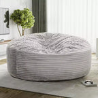 HomeStock Kade Pouf a sacco in ecopelliccia da 6 piedi