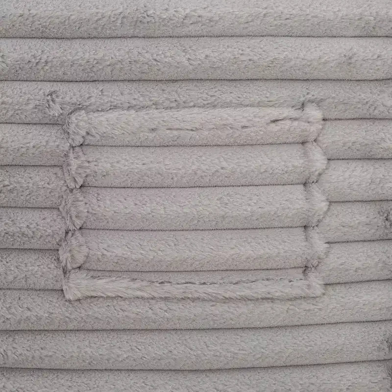 HomeStock Kade Pouf a sacco in ecopelliccia da 6 piedi