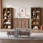 Lantine Modern 70.87 Libreria Geometrica, Libreria ad Arco con 5 Ripiani Contenitori, Scaffale Espositivo Aperto per Soggiorno, Camera da Letto