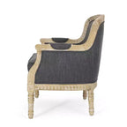 Poltrona Christopher Knight Home Tamarisk in tessuto stile francese antico