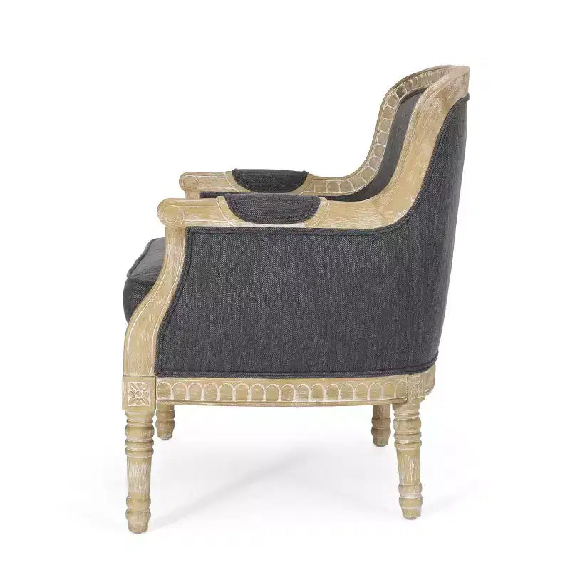 Poltrona Christopher Knight Home Tamarisk in tessuto stile francese antico