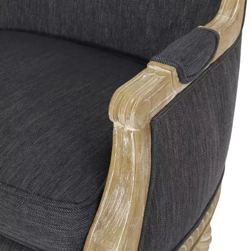 Poltrona Christopher Knight Home Tamarisk in tessuto stile francese antico