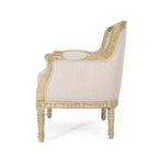 Poltrona Christopher Knight Home Tamarisk in tessuto stile francese antico